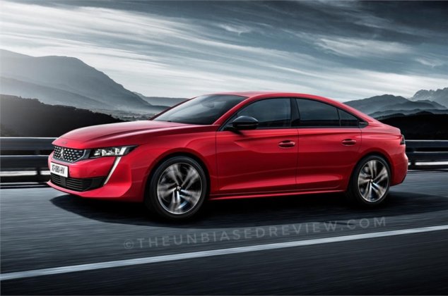 Peugeot 508 side view