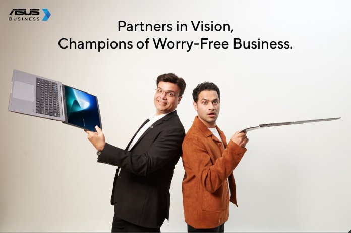Raj Shamani ASUS ExpertBook collaboration launch image