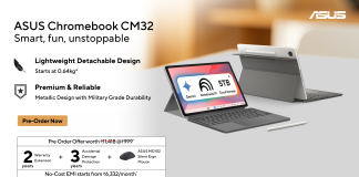 ASUS Launches AI-Ready Chromebook CM32 Detachable, CM14 and CM15 in India Starting at ₹26,990
